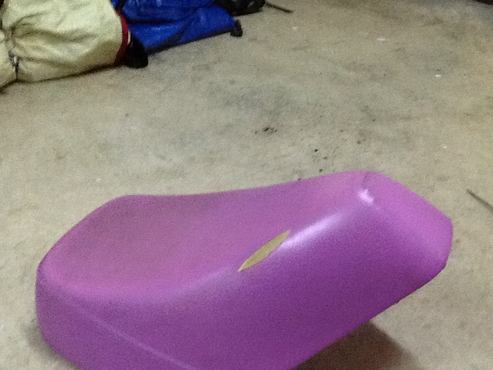 Existing seat with holes