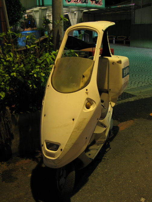 Dio Delivery Bike in Taiwan