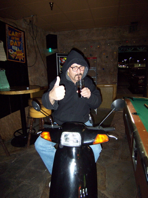 Myers Rum &amp; Coke ... Sometimes I just use the pool table to rest my drink on ... Seems to work quite well , Unless someone wants to play pool .