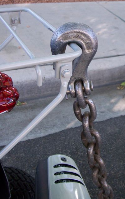 If your going to do something do it right .<br />Get a real safety chain .