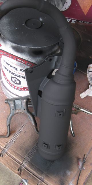 Flat black vht paint