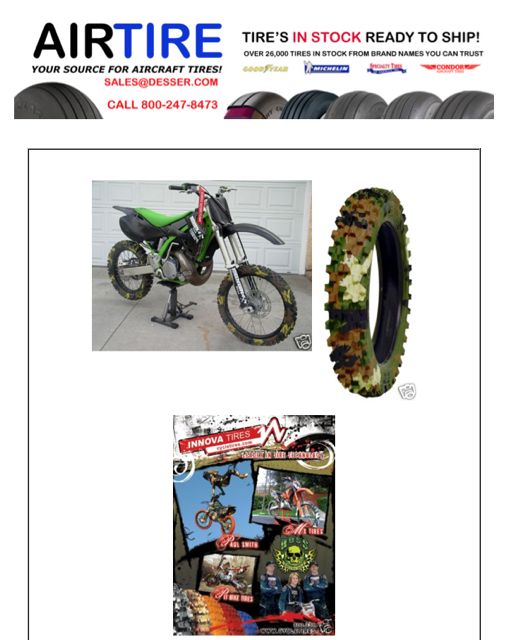 Heres an ad for the tires .